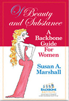 Of Beauty and Substance: A Backbone Guide for Women by Susan A. Marshall, book cover